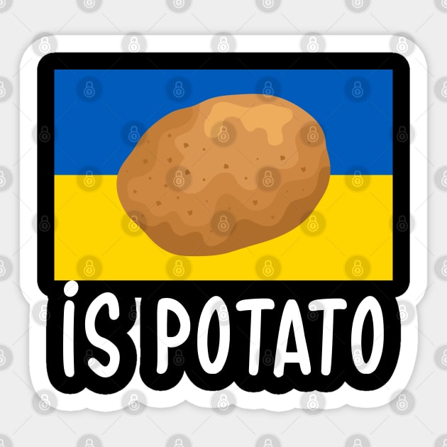 Is Potato Sticker by UniqueBoutiqueTheArt